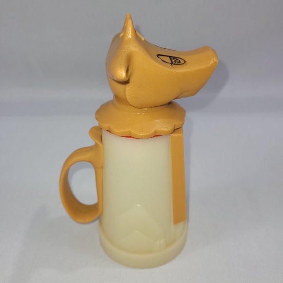 Moo Cow Vintage Plastic Coffee Creamer 6.5" Milk Farm Cream Dispenser by Whirley - Picture 2 of 2